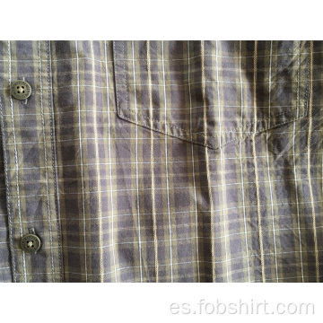 Camisa hombre manga larga cuadros